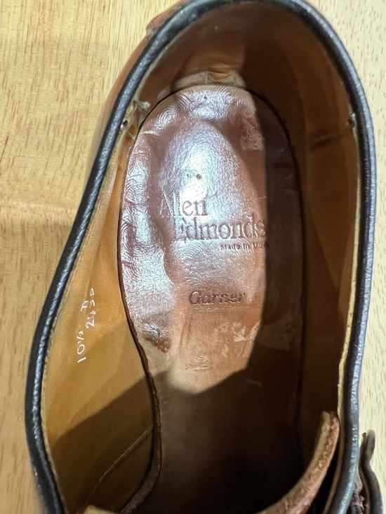 Allen Edmonds Garner Single Monk Strap Dress Shoes Size 10.5 D main image 8